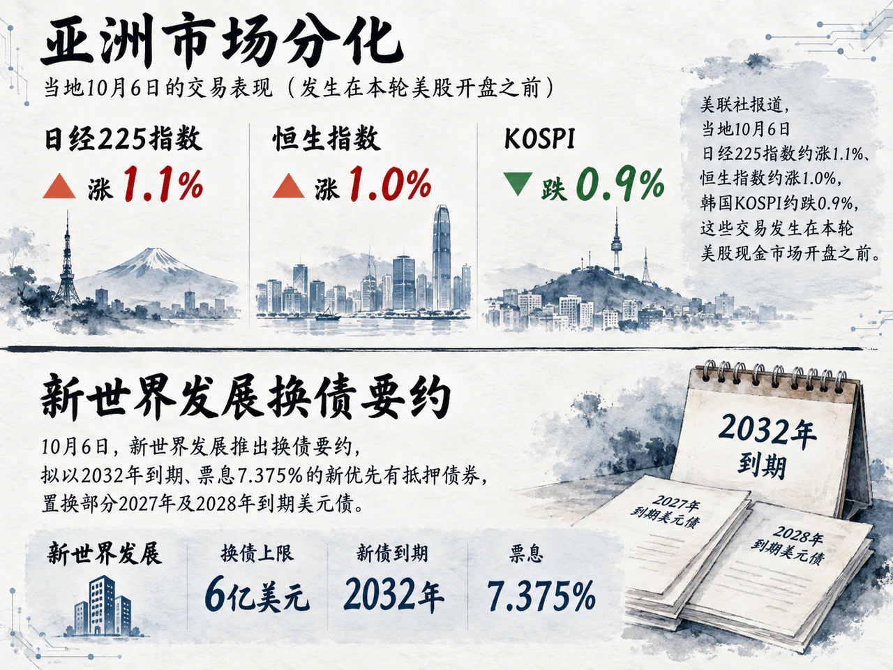 亚洲市场分化与发行人换债约束