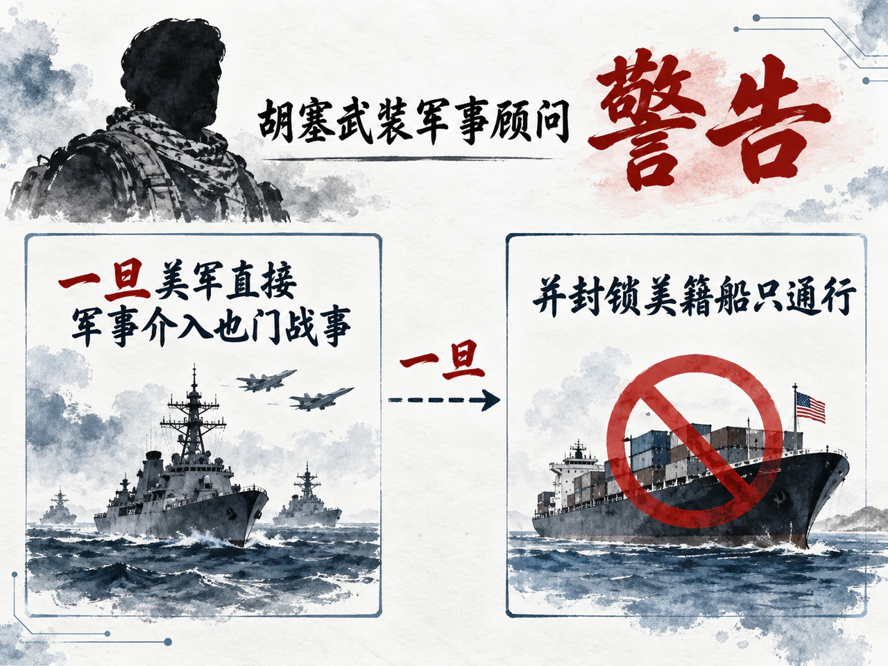 胡塞武装提出附带条件的军事威胁，红海通航风险仍需单独评估。