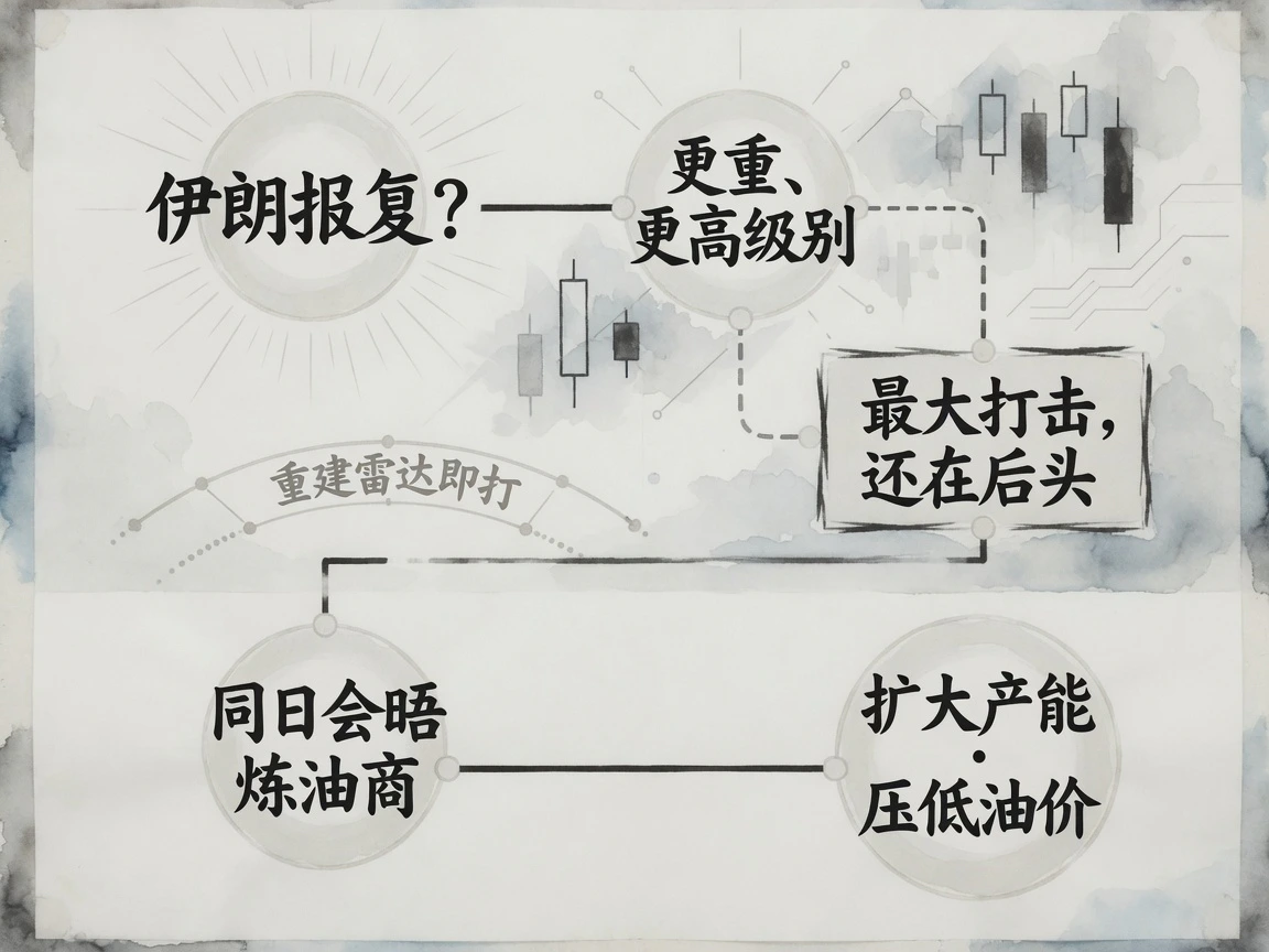 最大打击留白与白宫压油价双轨图
