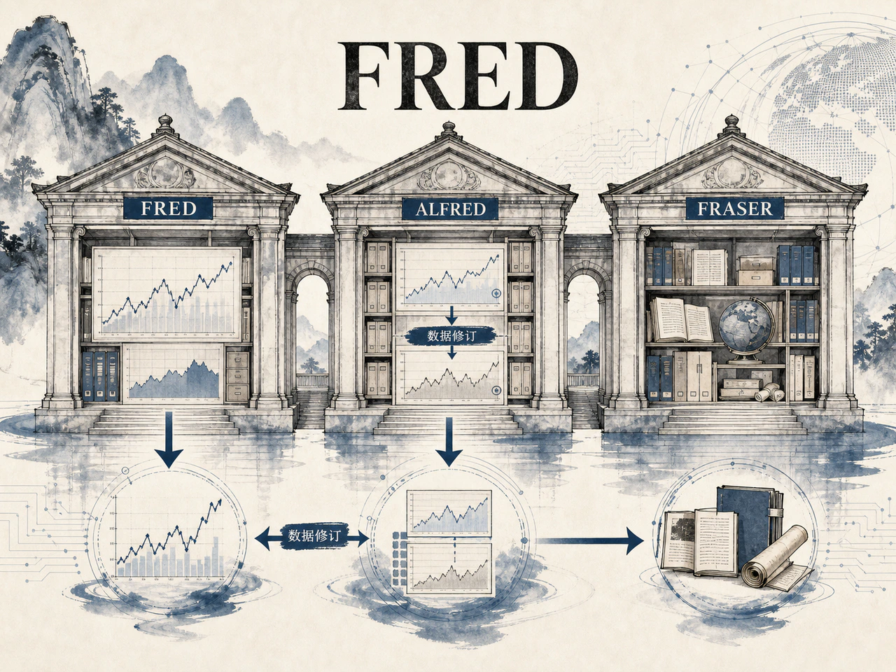 FRED ALFRED FRASER数据工具分工图