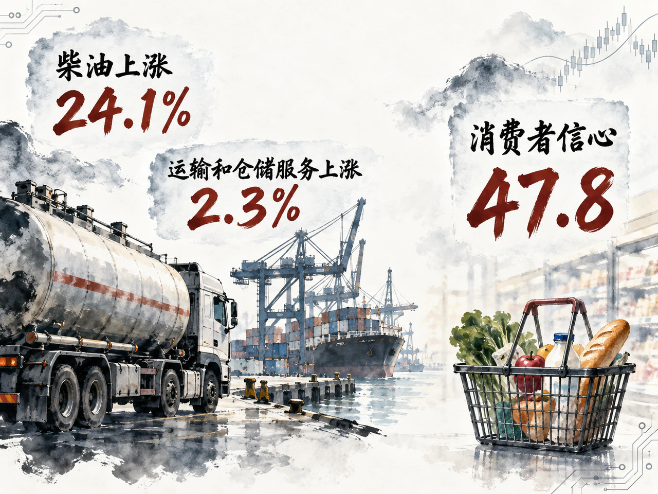 能源和物流成本上升,消费信心转弱