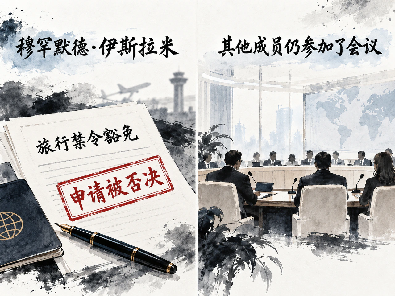 伊斯拉米参会受阻,其他伊朗代表仍参加会议