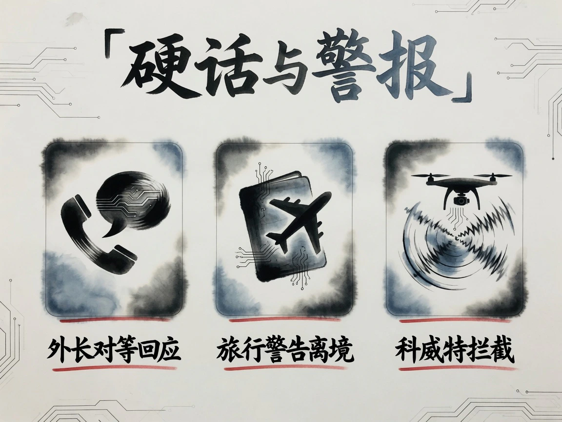 硬话与警报:外长喊话、旅行警告、科威特拦截