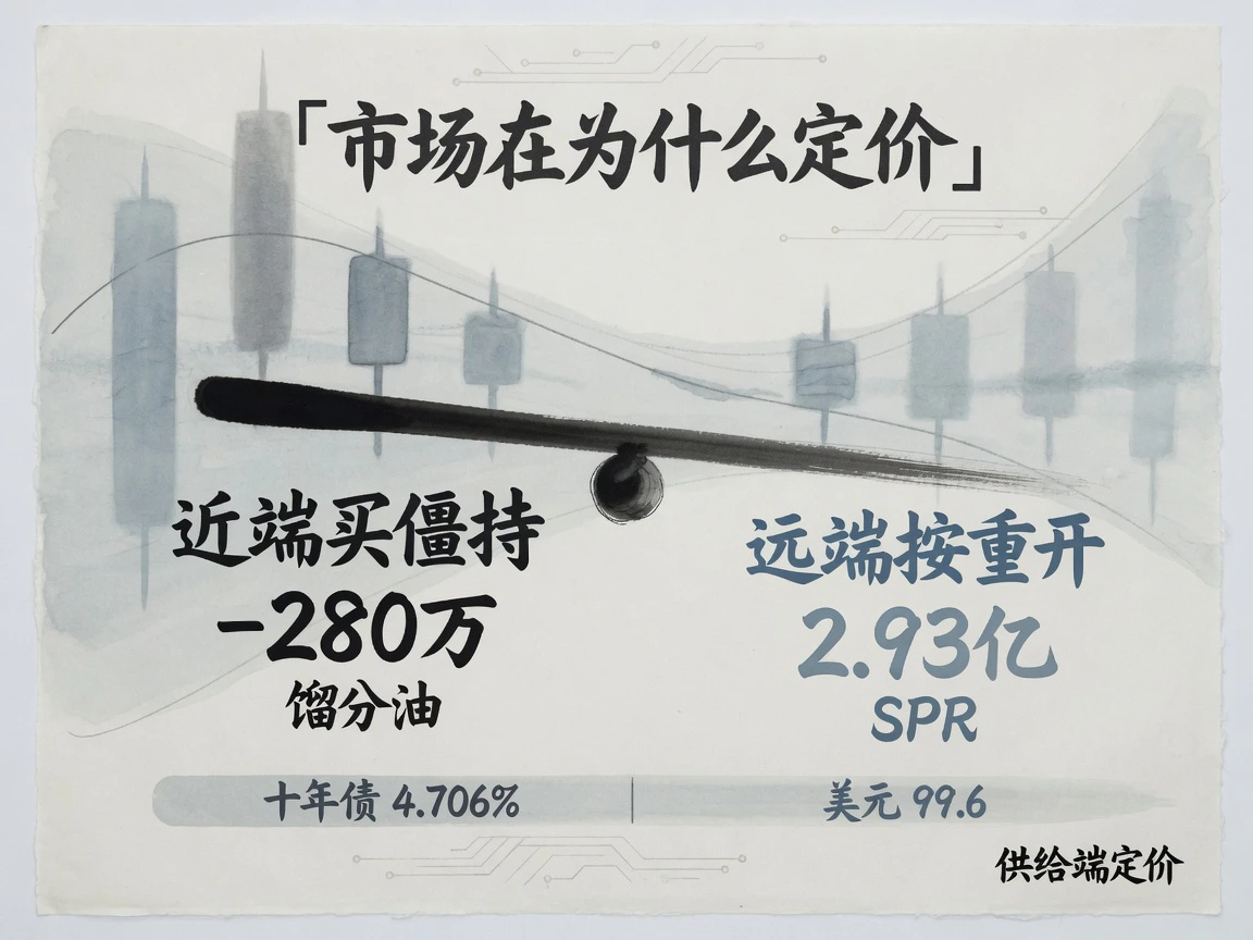 近端买僵持、远端按重开折价，馏分油与SPR缓冲收窄