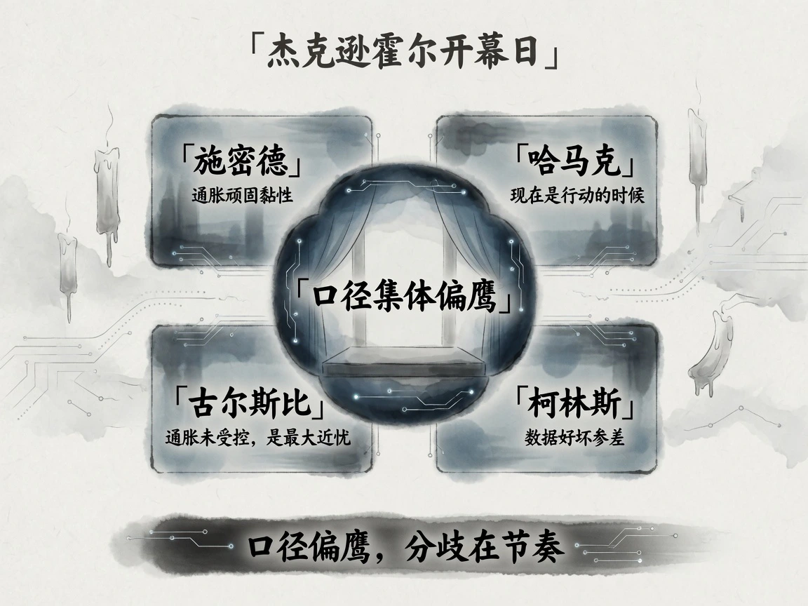 权威发声：杰克逊霍尔开幕日四联储官员集体口径偏鹰，分歧在节奏