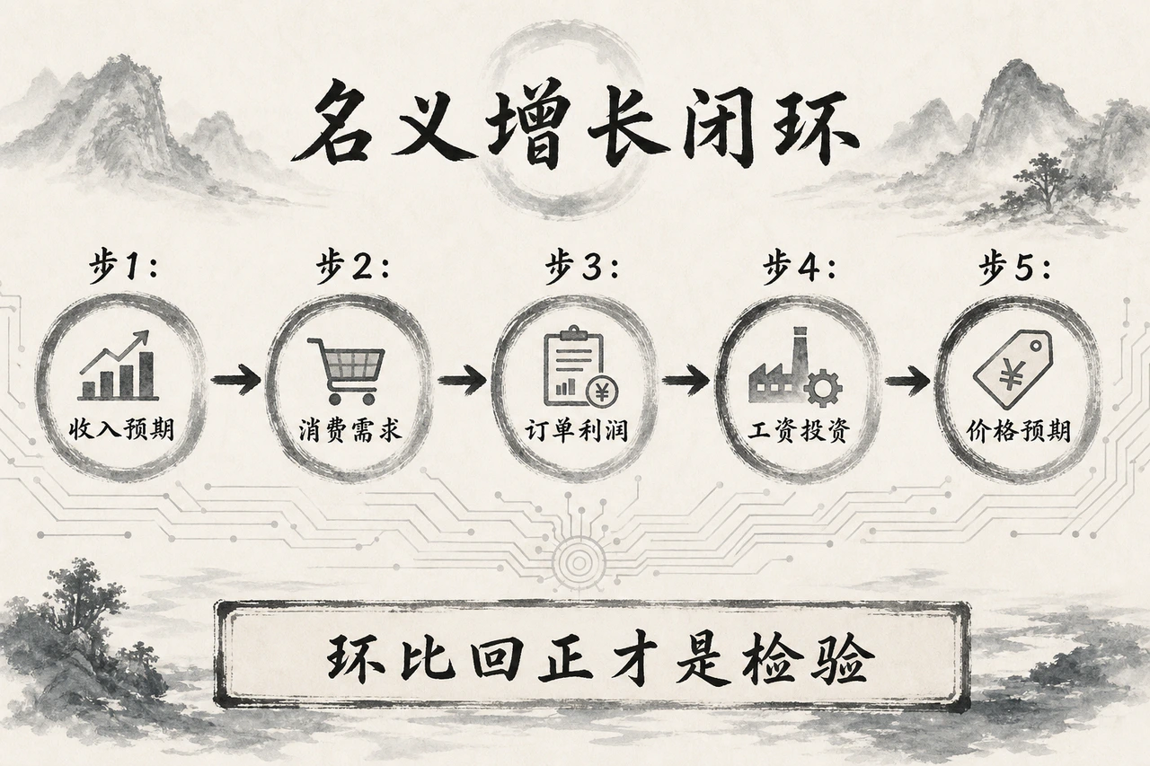 名义增长闭环检验