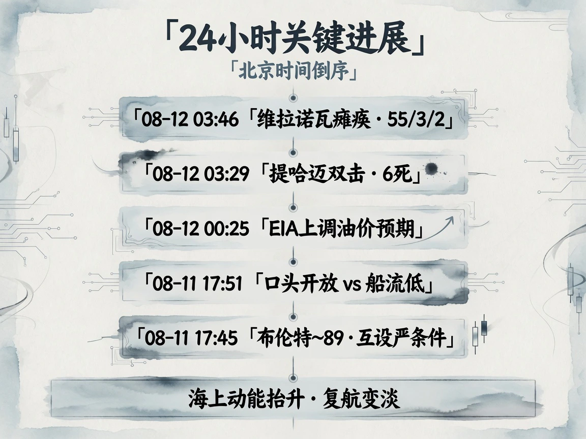 过去24小时关键进展时间线概览