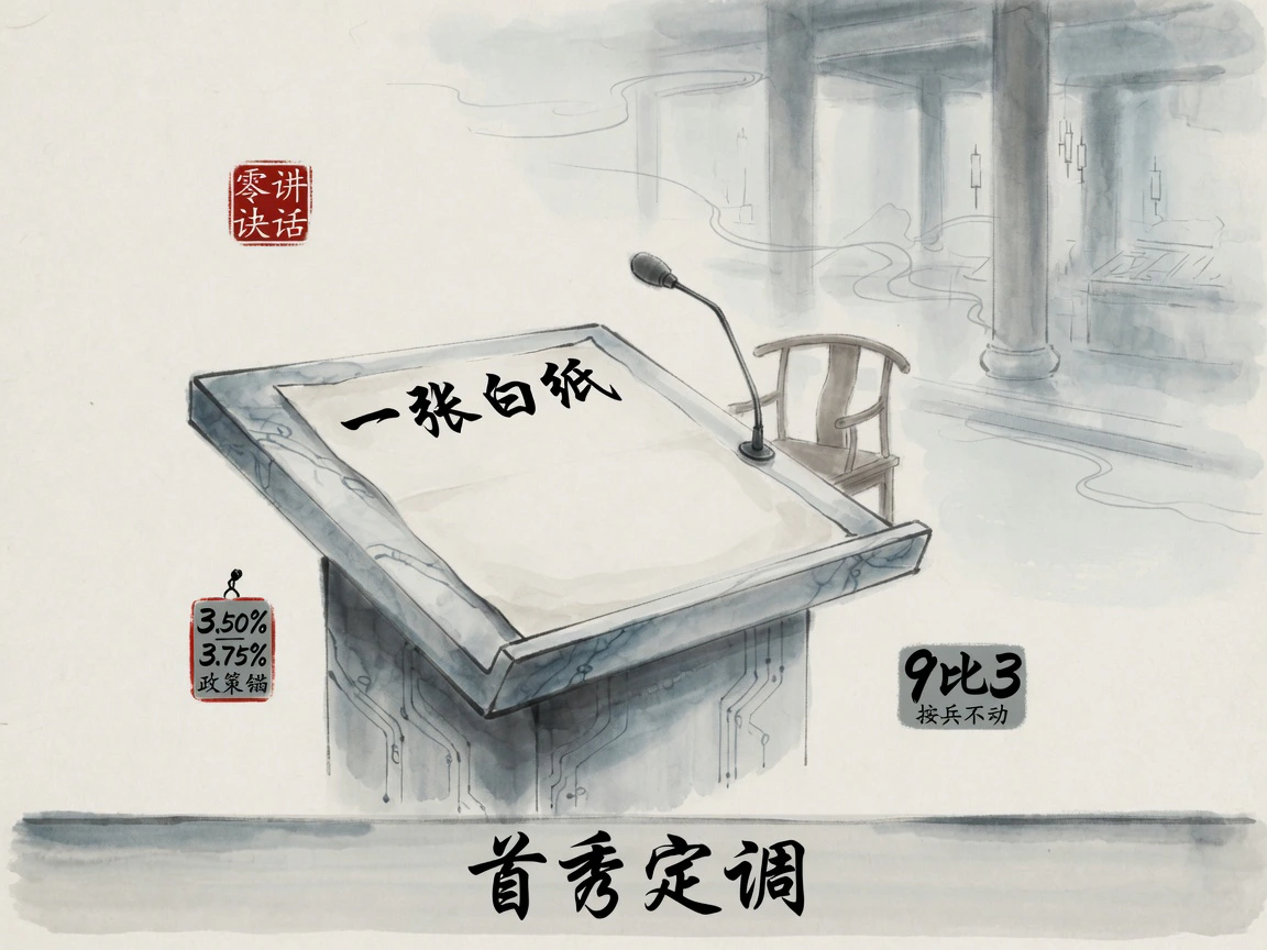 联储零讲话,沃什称演讲仍是一张白纸;政策锚3.50%–3.75%,7月FOMC 9比3按兵不动