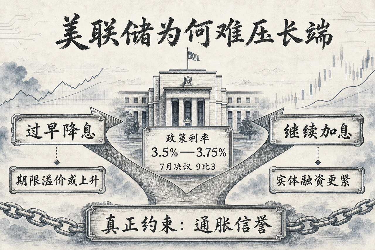 美联储面对长端利率的政策约束