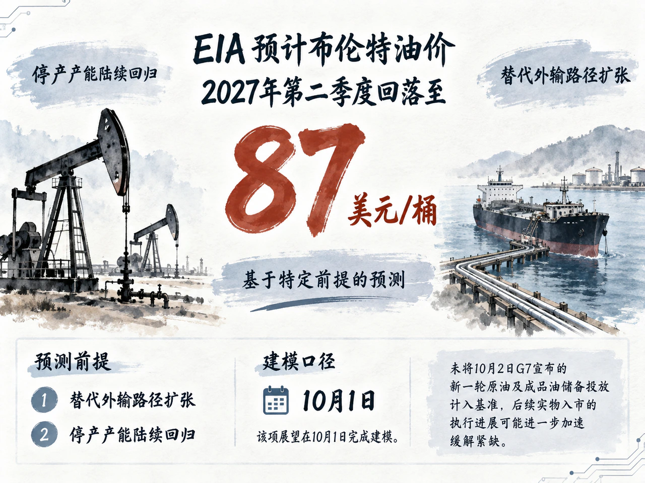 EIA远期油价预测取决于供应修复